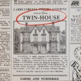 Larry Coryell & Philip Catherine – Twin-house